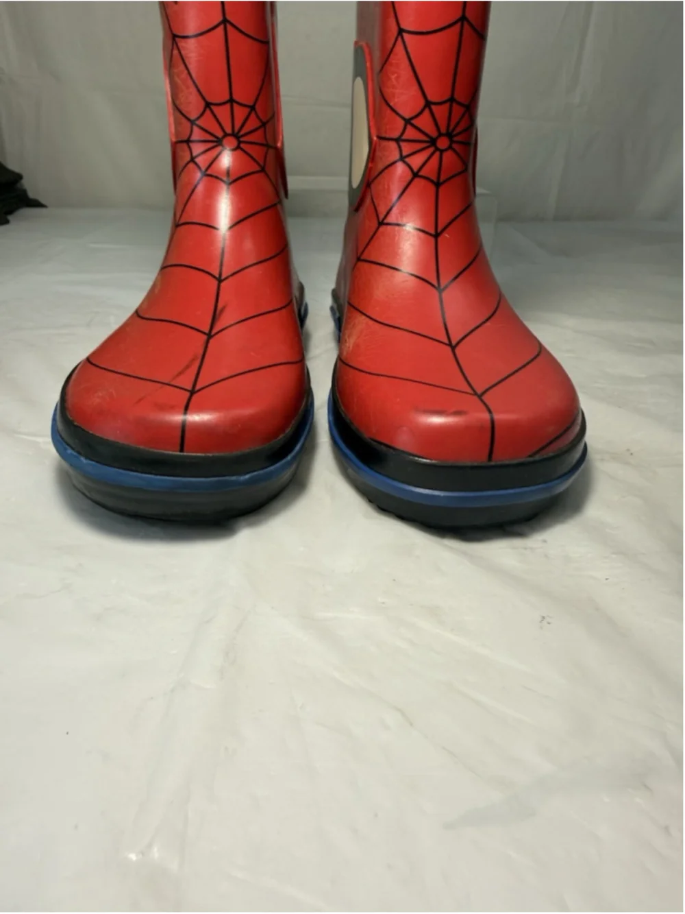 MARVEL SPIDERMAN Boy's Multi-Size RAIN BOOTS Waterproof size 11-12